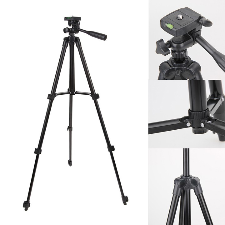 Tripod Điện Thoại, Tripod Máy Ảnh TF-3120 Tặng Remote Bluetooth - Siêu Bền