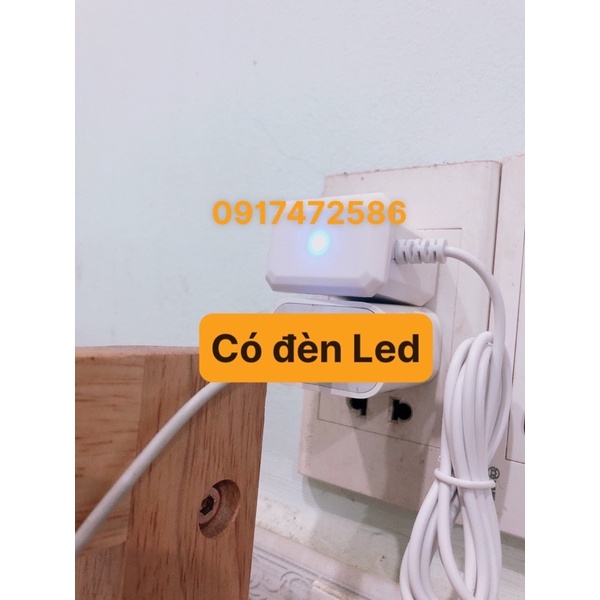 Sạc Liền Dây Hammer Dòng Điện 1A có đèn Led , Chuôi Micro - Hàng Chính Hãng