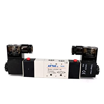 Van điện từ Airtac  Van điện từ Xilanh , 4v210-08, 4v320-10, 4V230-08  24V