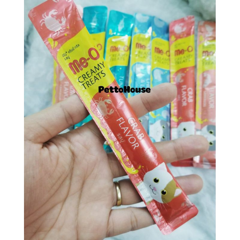 1 tuýp/thanh 15g MeO Me-O Me0 Me-0 creamy treat Soup thưởng cho mèo