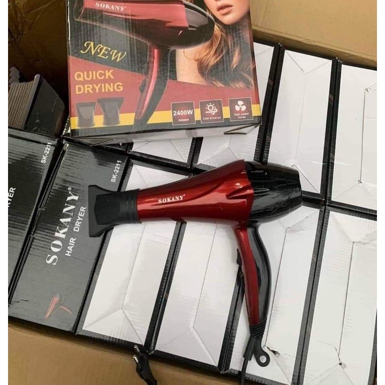 Máy Sấy Tóc 2 Chiều Nóng Lạnh SOKANY 2211,Công Suất Lớn 2300w,Bảo Hành 12 Tháng Đổi Mới 30 Ngày