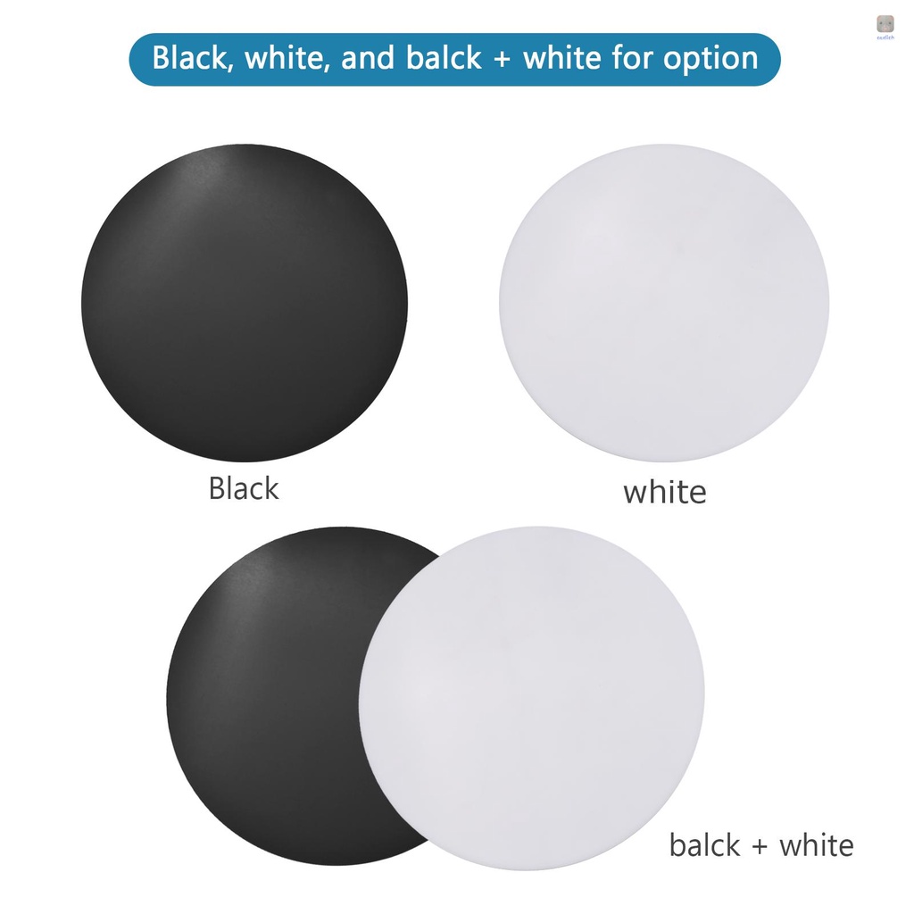 Set 2 tấm phông nền chụp ảnh hình tròn bằng acrylic phản quang kích thước 30X30cm