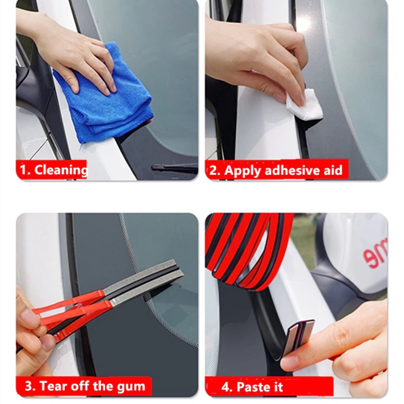 Gioăng Cao Su Chữ T Nẹp Viền Ngoài Ô Tô