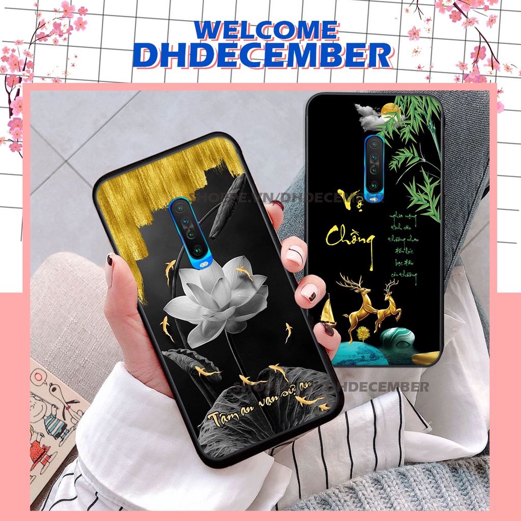 Ốp lưng Xiaomi REDMI K30 in hình thư pháp tâm an vạn sự an ,mã đáo thành công SIÊU CHẤT