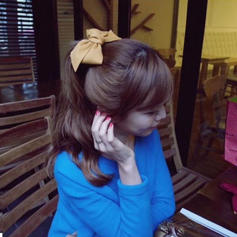 Kẹp tóc màu trơn thời trang nữ tính