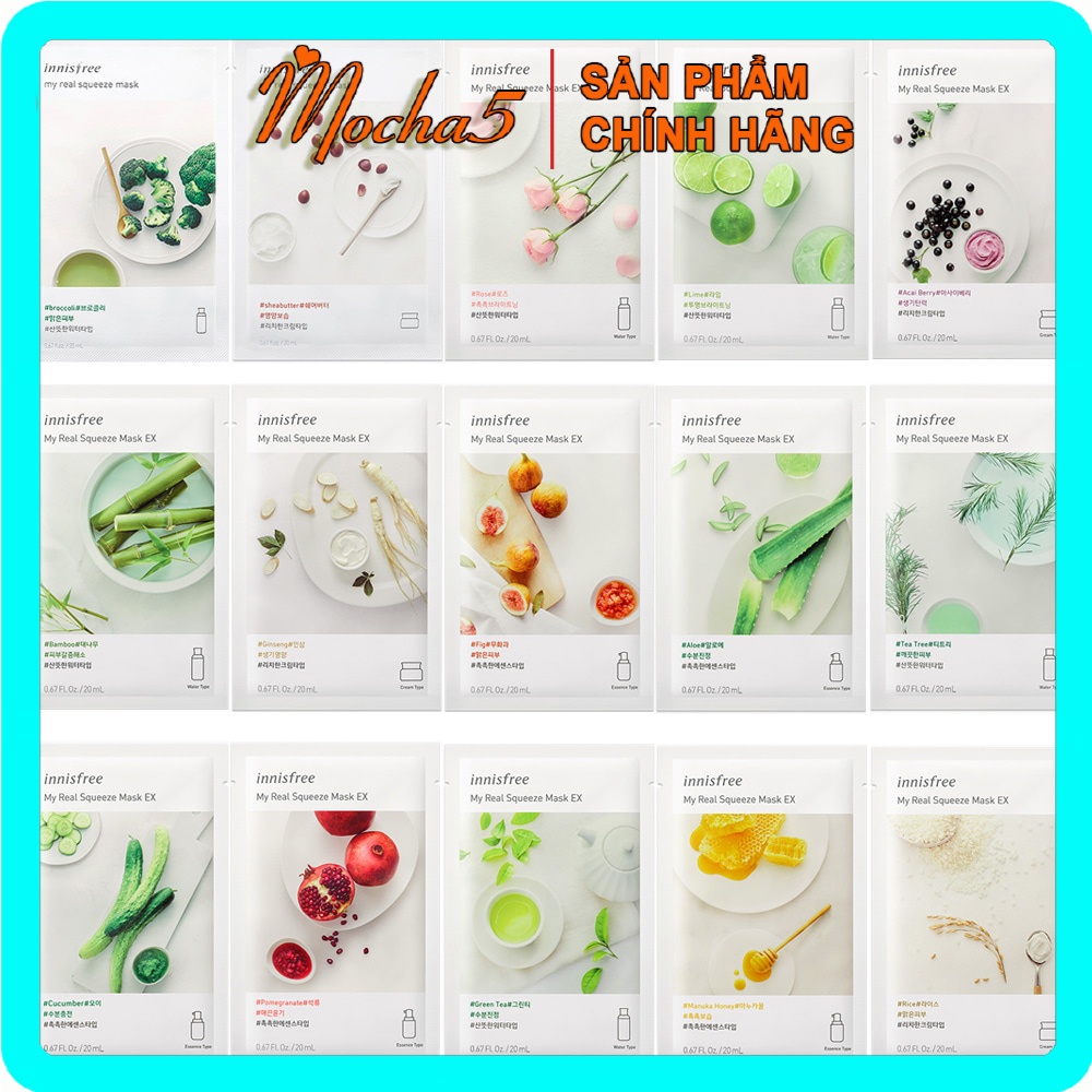 Mặt Nạ Giấy INNISFREE My Real Squeeze Mask