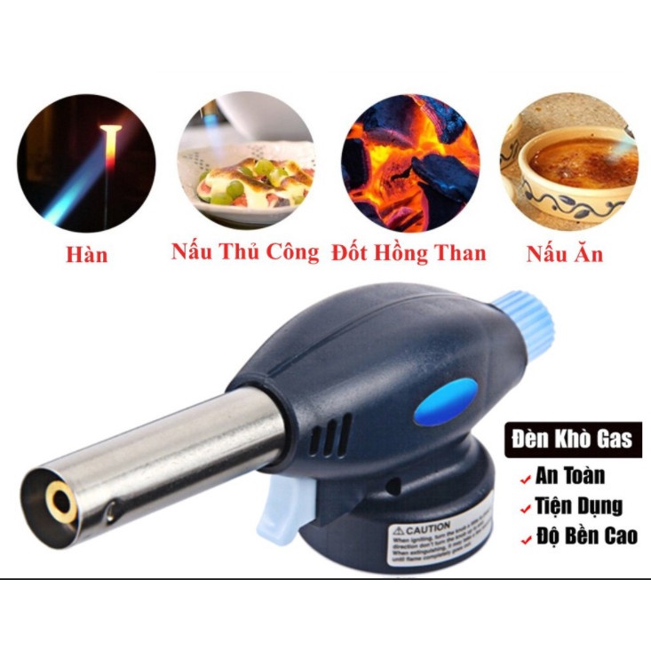 Đầu khò gas mini đánh lửa tự động nhiệt độ cao 1300 độ ,đèn khò gas Sử Dụng Bình Gas Mini chuyên thợ cơ khí,đốt than