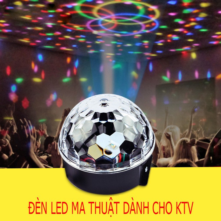 Đèn LED KTV đổi nhiều màu sắc chuyên dùng cho các phòng hát Karaoke, sinh nhật, đám cưới - Loại 6 bóng LED