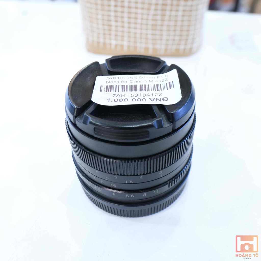 Ống kính 7ARTISANS 50mm F1.8 black for Canon M cũ đẹp