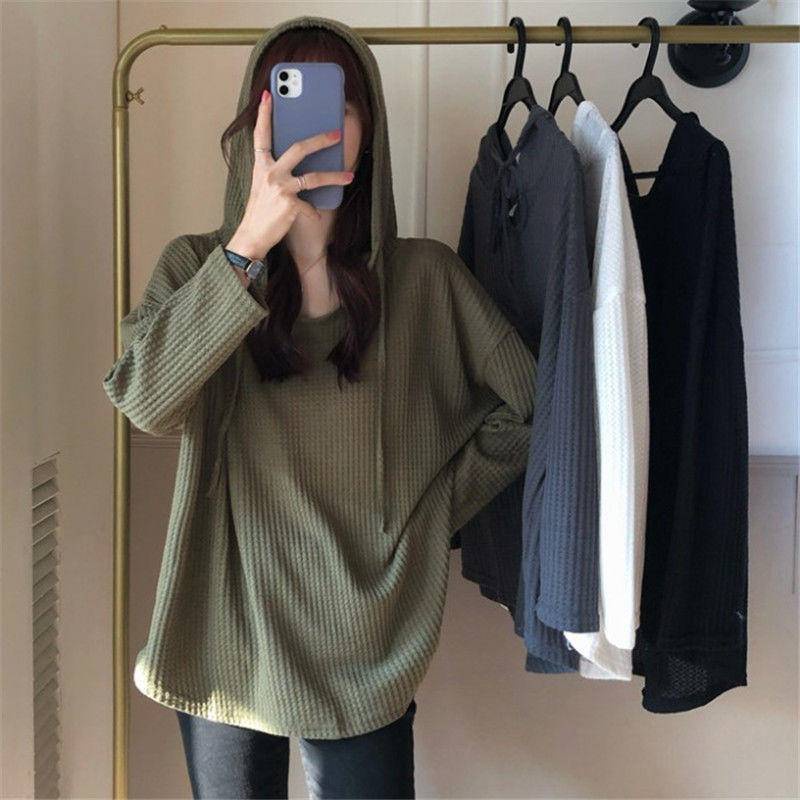 Áo hoodie form rộng phong cách hàn quốc cho nữ