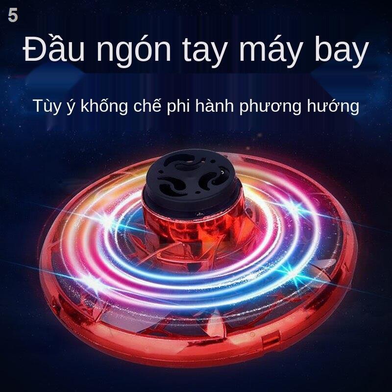 Quả cầu bay ma thuật cảm ứng máy con quay hồi chuyển ngón tay công nghệ UFO đồ chơi giải nén