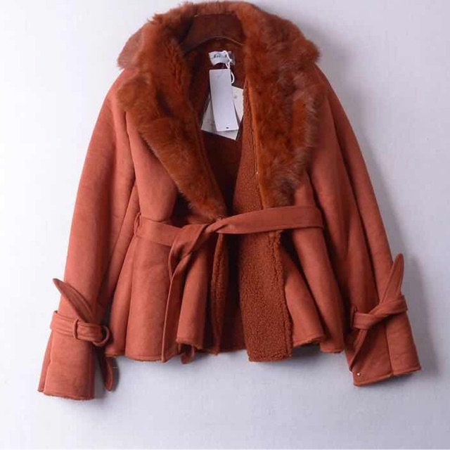 Xả áo dạ cổ lông