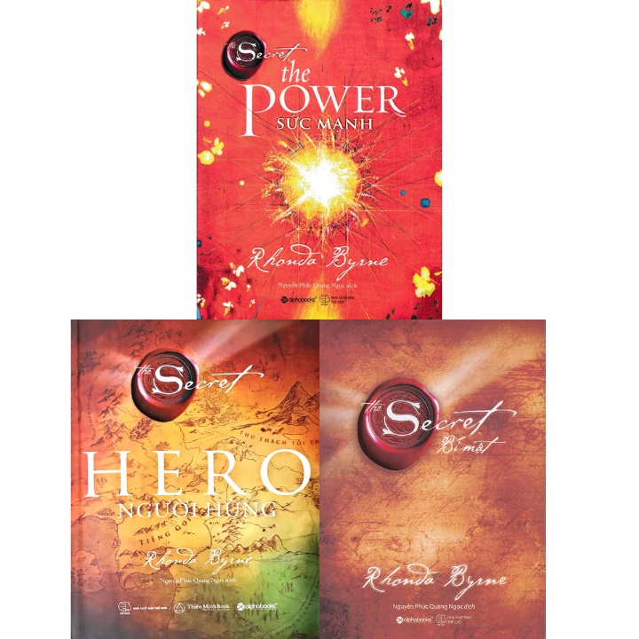 Sách - Combo The Power - Sức Mạnh + The Hero - Người Hùng + The Secret - Bí Mật Luật Hấp Dẫn (Bộ 3 Cuốn)