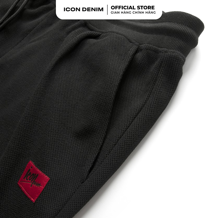 Quần Short Nỉ ICON DENIM Lưng Thun Premium Pique Red Label
