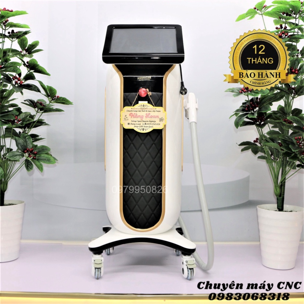 Máy triệt lông Diode laser 810 bọc da hàng Bắc Kinh