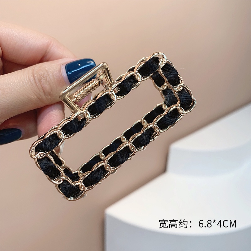 Mới Kẹp Tóc Kim Loại Hình Cá Mập Phong Cách Hàn Quốc