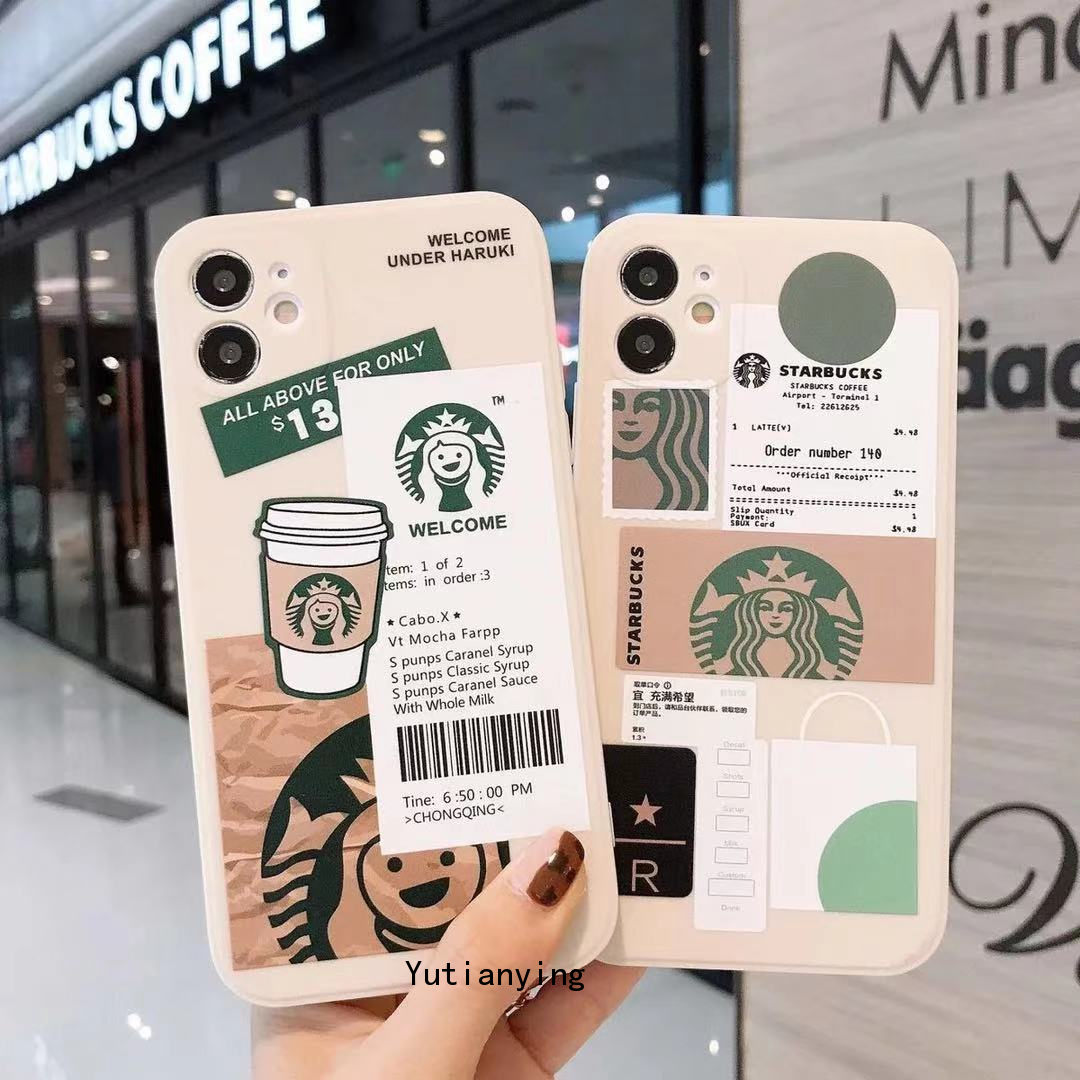 STARBUCKS STARBUCKS Ốp Lưng Silicon In Hình Starbuck Thời Trang Cho Samsung A51 A12 A71 M11 A11 A31 A21S A20S A50 A30 A50S A70