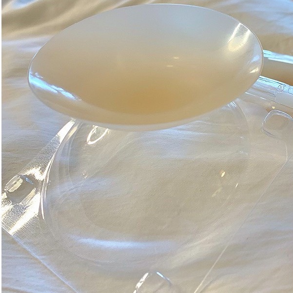 Miếng Dán Ngực Nhiệt Tự Thân Silicon Màu Nude Tàng Hình Mỏng Nhẹ Chống Nước Siêu Bám