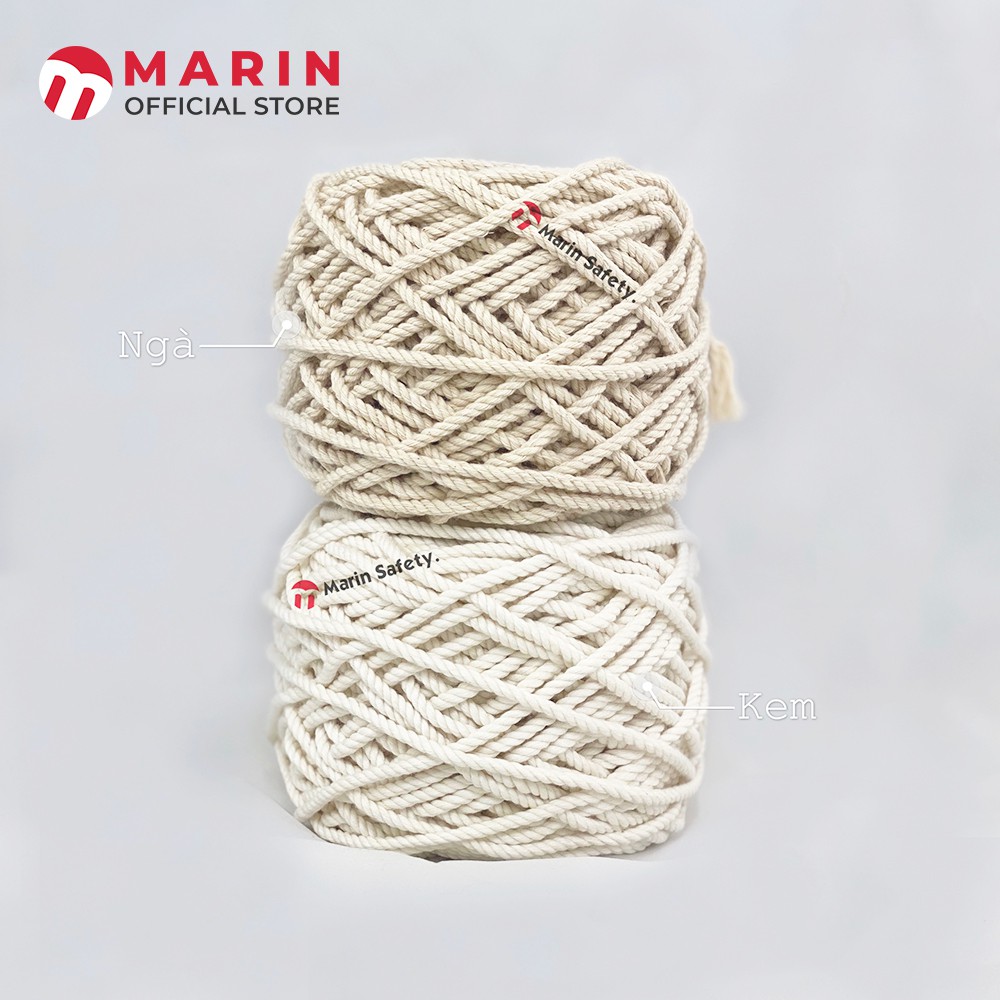 [COMBO 10KG] Dây thừng se macrame cotton 3 xoắn (3mm, 4mm, 5mm, 7mm, 10mm)