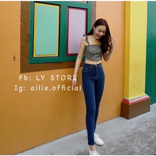 QUẦN SKINNY JEANS AILIE BASIC LƯNG CAO