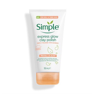 SỮA RỬA MẶT làm sáng da SIMPLE PROTECT N GLOW EXPRESS GLOW CLAY POLISH - 150ML