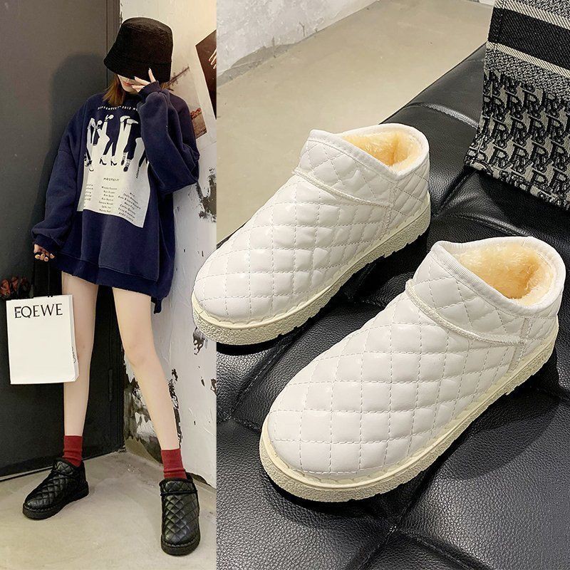 🔥Hot sale！Giày bông sang trọng nữ học sinh hàn quốc một bước đi tuyết của trẻ em giản dị ấm áp ngắn phụ ' ,
