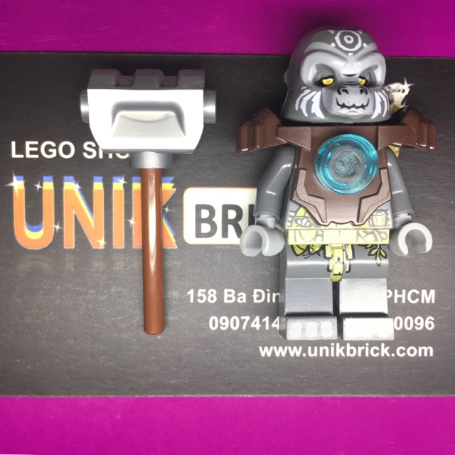 Lego UNIK BRICK Grumlo Gorilla - Chú khỉ đột xám trong Huyền thoại Chima chính hãng (như hình)