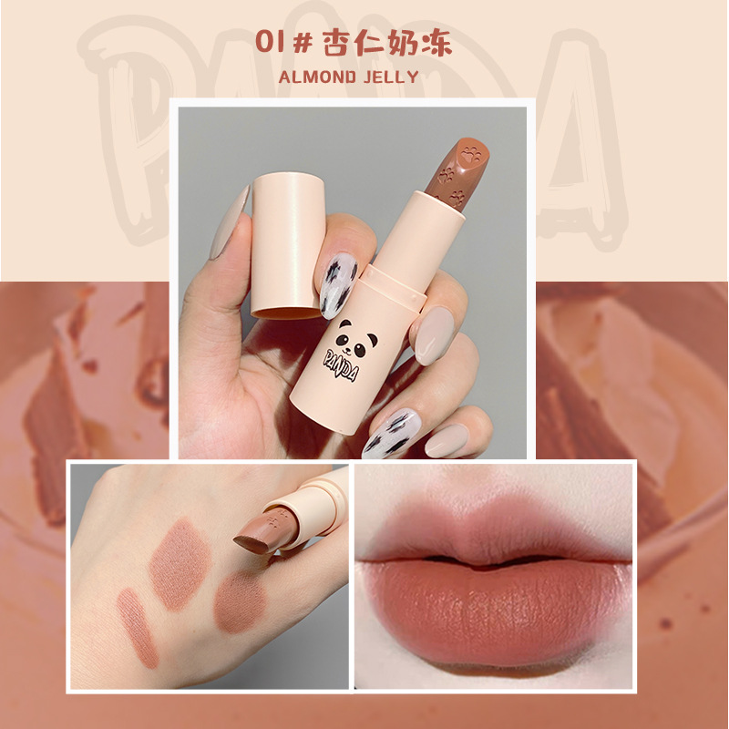 (Hàng Mới Về) Son Kem Lì Panda Năm Màu Lâu Trôi Không Phai Không Dính Cốc | BigBuy360 - bigbuy360.vn