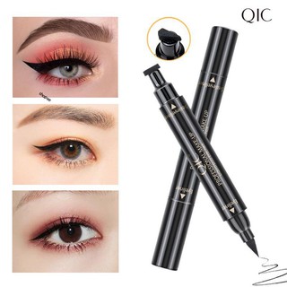 Bút dạ kẻ mắt hai đầu QIC cao cấp không lem không trôi, chống nước hiệu quả và giúp định hình nét kẻ mắt cho makeup nữ