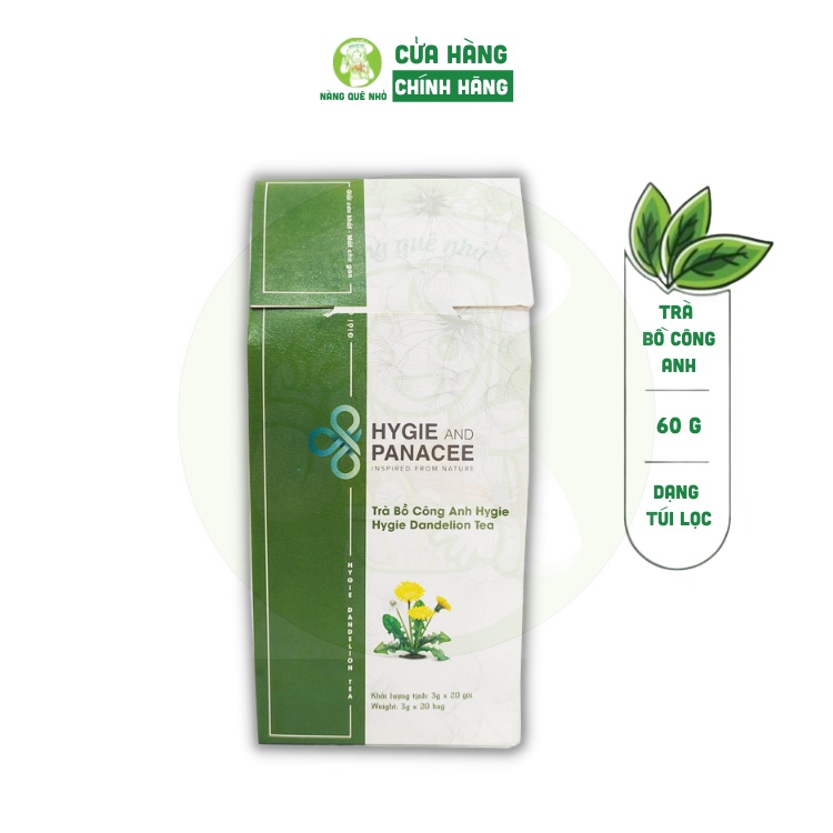 Trà Bồ Công Anh Trà Hygie&amp;Panacee Thanh Nhiệt, Giải Độc, Đào Thải Axit Uric