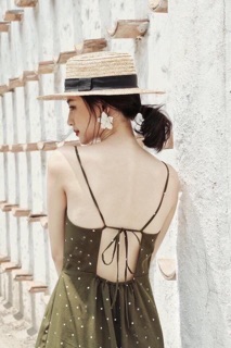 VÁY HỞ LƯNG MAXi + áo thun