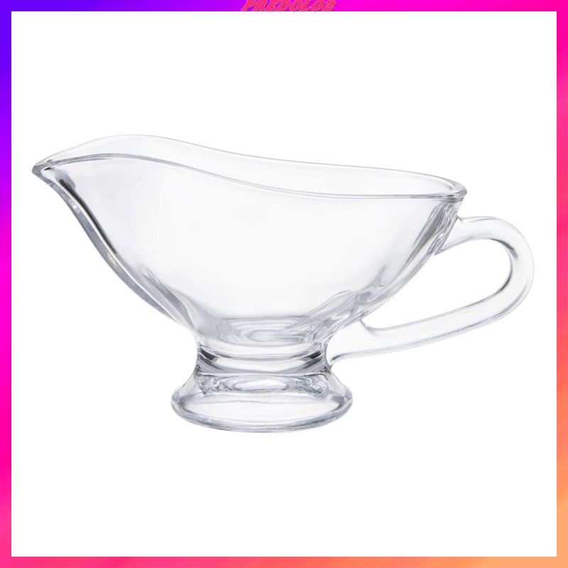 Clear Beefsteak Gravy Sauce Boat Steak Juice Container Restaurant Tool 250ml