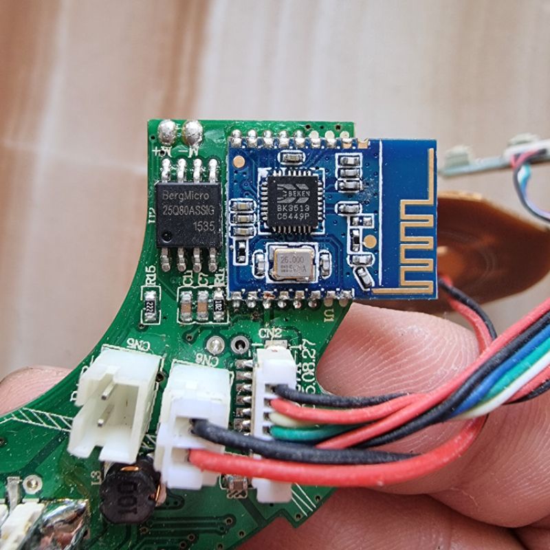 mạch loa bluetooth 1 loa 3w có led nhấp nháy