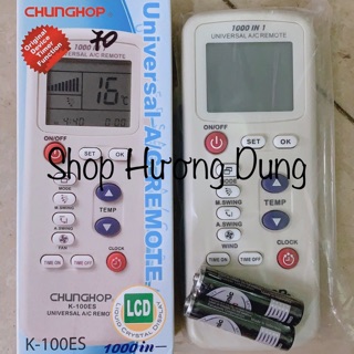 Remote Điều khiển điều hoà đa năng có kèm pin