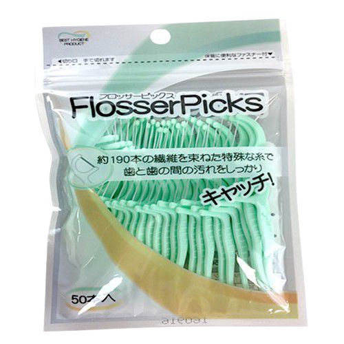 Tăm Chỉ nha khoa TAGAMI Flosser Picks Nhật Bản ( 50 Cái)