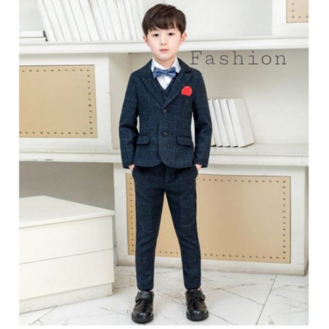 Bộ vest dạ cho bé trai