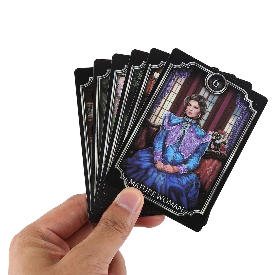 Fin De Siècle Kipper Tarot Table Game Home Party Tarot Puzzle Card Game