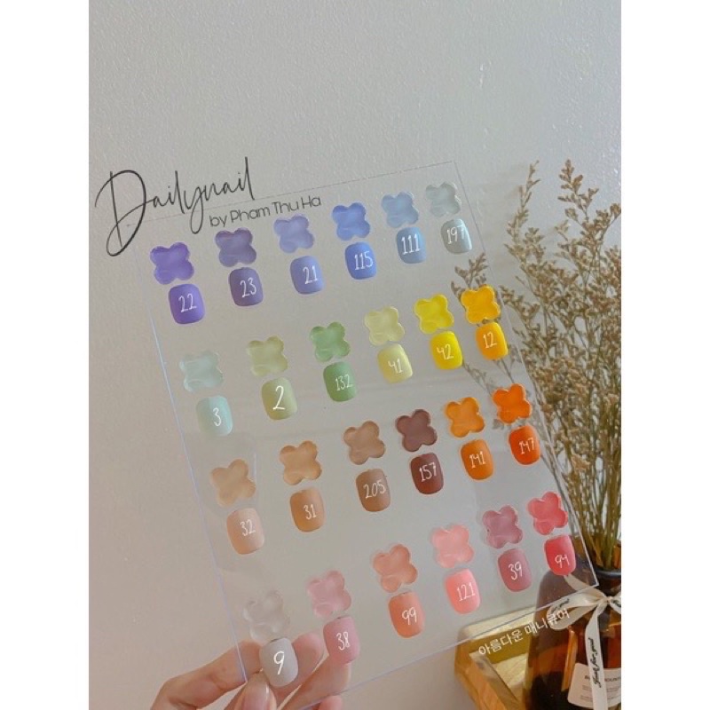 Bảng mica trong suốt trưng mẫu size a5