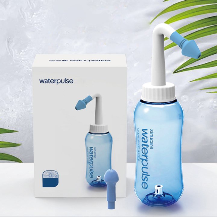 Bình Rửa Mũi Waterpulse. Bình Xịt Rửa Mũi 300ml. Vệ Sinh V.iêm Mũi V.iêm Xoang