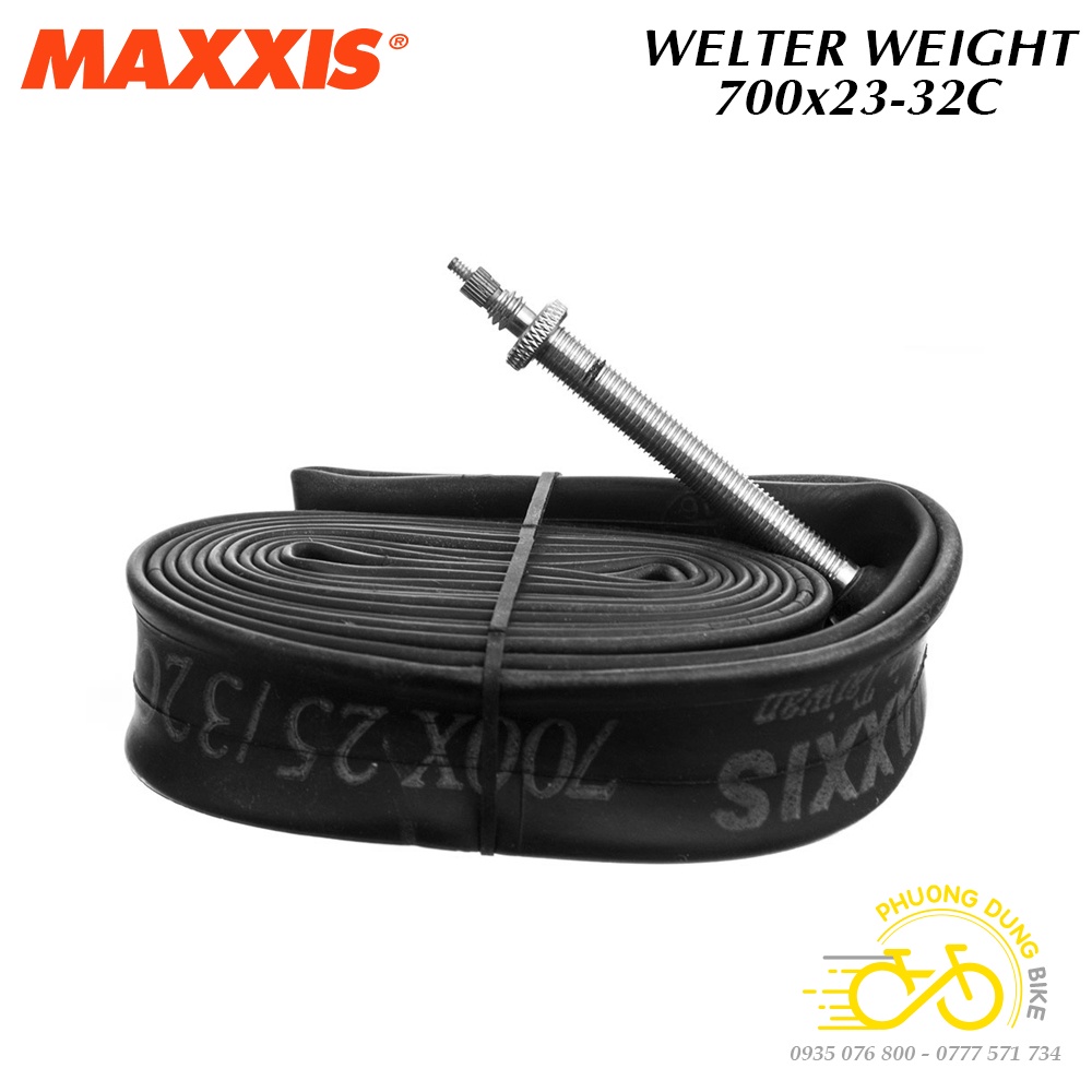 Ruột (Săm) xe đạp siêu nhẹ MAXXIS Welter Weight 700x23-32C Van Pháp - Van Xe đạp