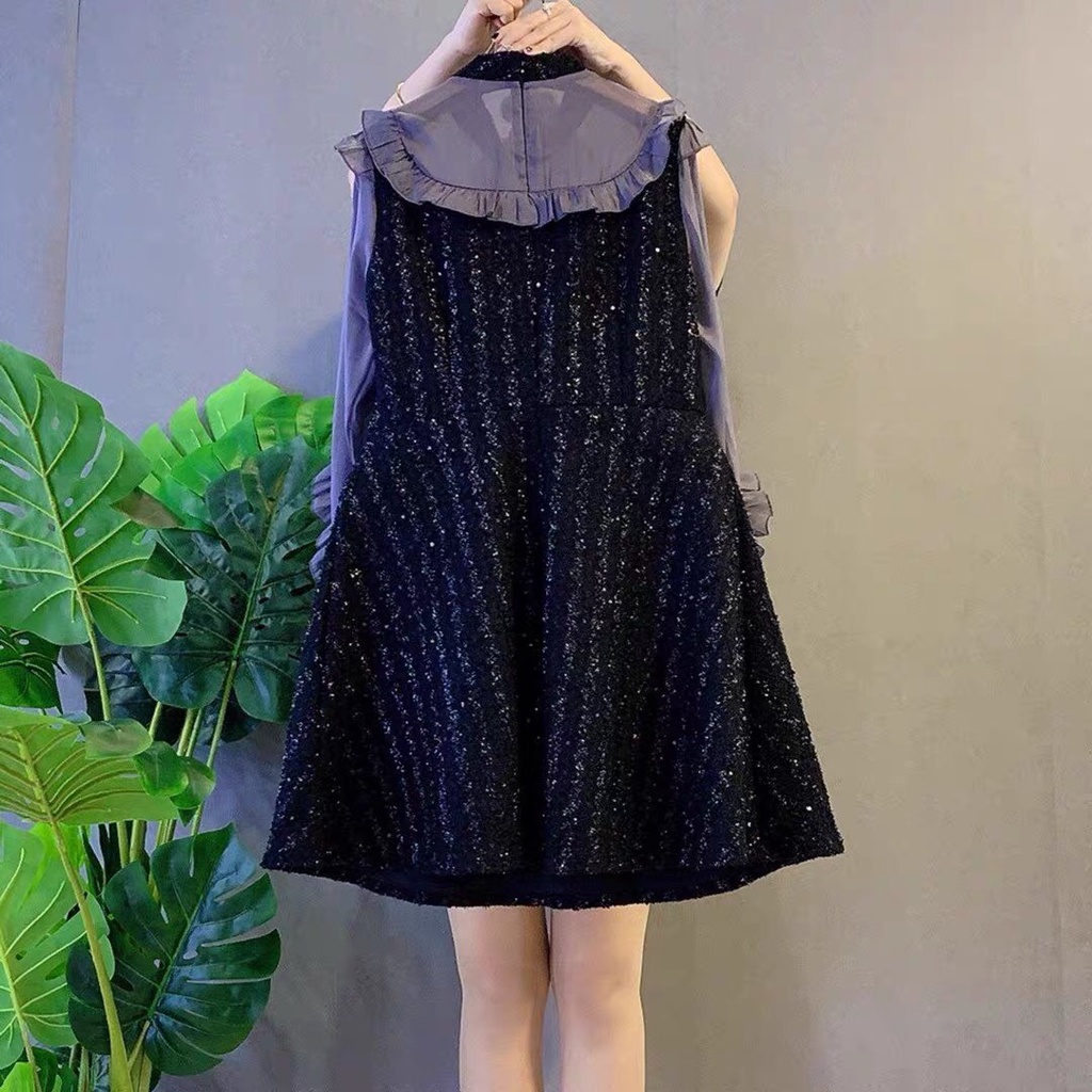 Đầm Cao Cấp Quảng Châu Họa Tiết Thiết Kế Sang Trọng