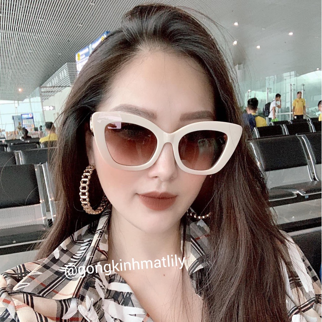 Kính Mát Nữ Mắt Mèo Thời trang Cao Cấp Fen0327 - Kính Râm Nữ Lilyeyewear
