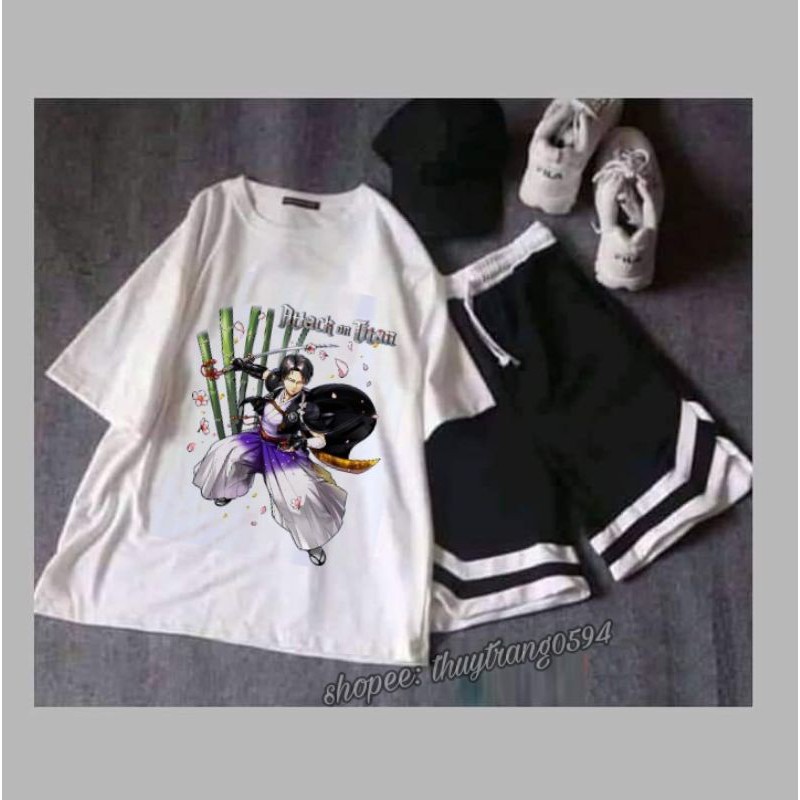 Set Áo Quần Hè Anine Attack On Titan Cá Tính | BigBuy360 - bigbuy360.vn