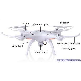 Máy bay flycam FLY-X5 2.4G EXPLORERS kết nối Wifi với điện thoại