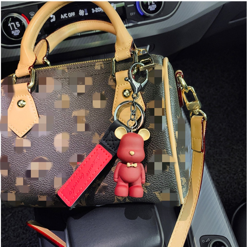 Móc Khóa Xe Hơi/Túi Xách Đính Nơ Dễ Thương Sáng Tạo Cho Nam Và Nữ