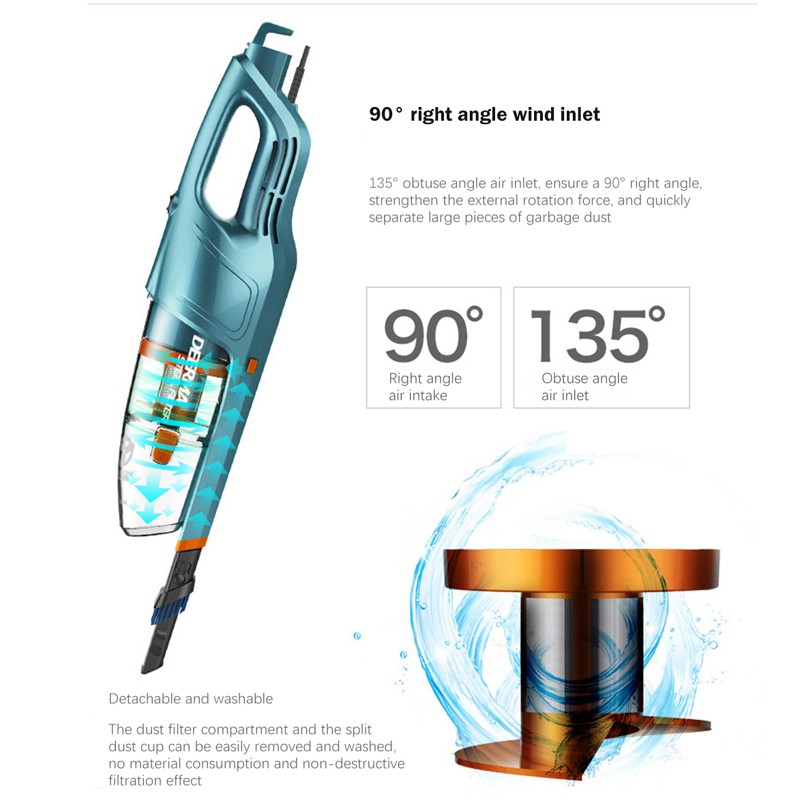 Máy hút bụi cầm tay Xiaomi Deerma DX900 600W 14000Pa Handheld Vacuum Cleaner CÔNG SUẤT MẠNH MẼ