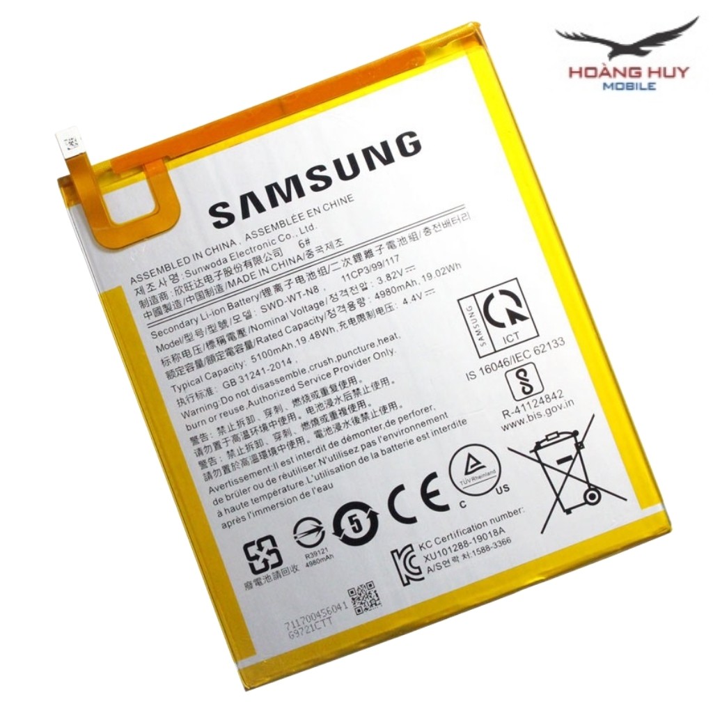Pin Samsung T295,T290,Tad A 8.0,SWD-WT-N8 Dung Lượng 5100mAh Hàng Zin Nhập Khẩu Bảo Hành 6 Tháng 1 Đổi 1