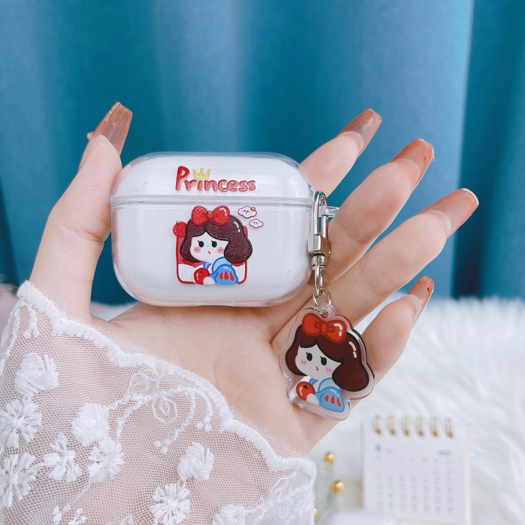 Vỏ Bảo Vệ Hộp Sạc Tai Nghe AirPods3 AirPods3 AirPods2gen Màu Trắng Dễ Thương Ốp