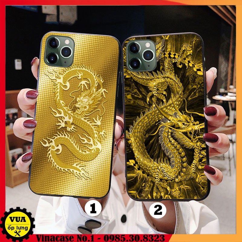 Ốp lưng Rồng vàng và Rồng đen cho điện thoại Iphone 11 - Iphone 11 Pro - Iphone 11 Pro Max - Phukienvinacase