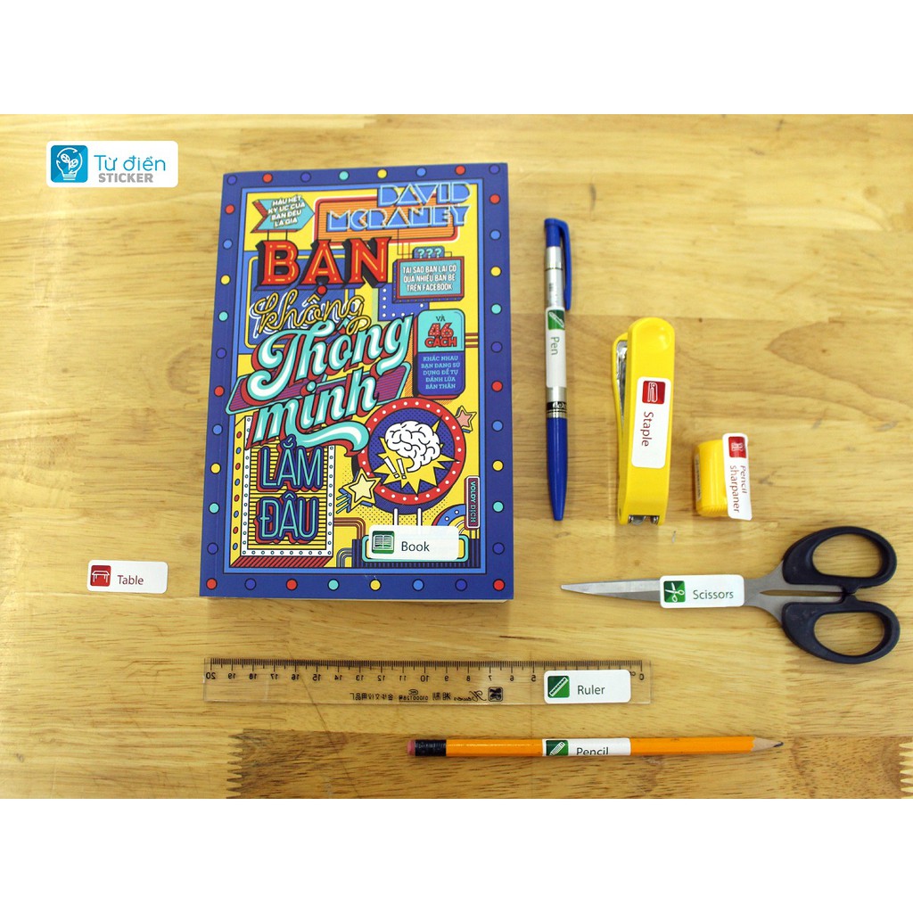 Từ điển Sticker Tony - phiên bản Mini A6